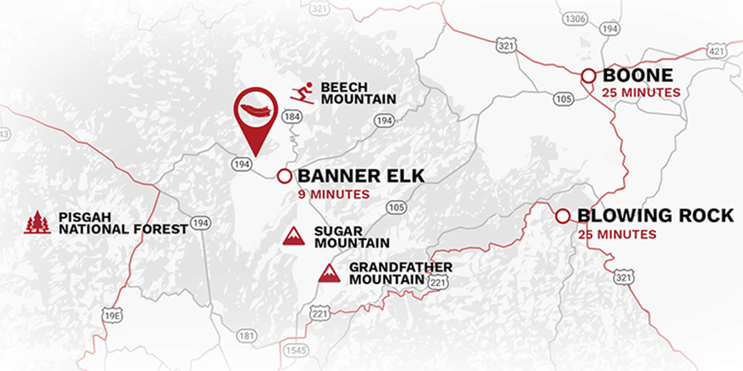 Banner Elk Map for Mobile