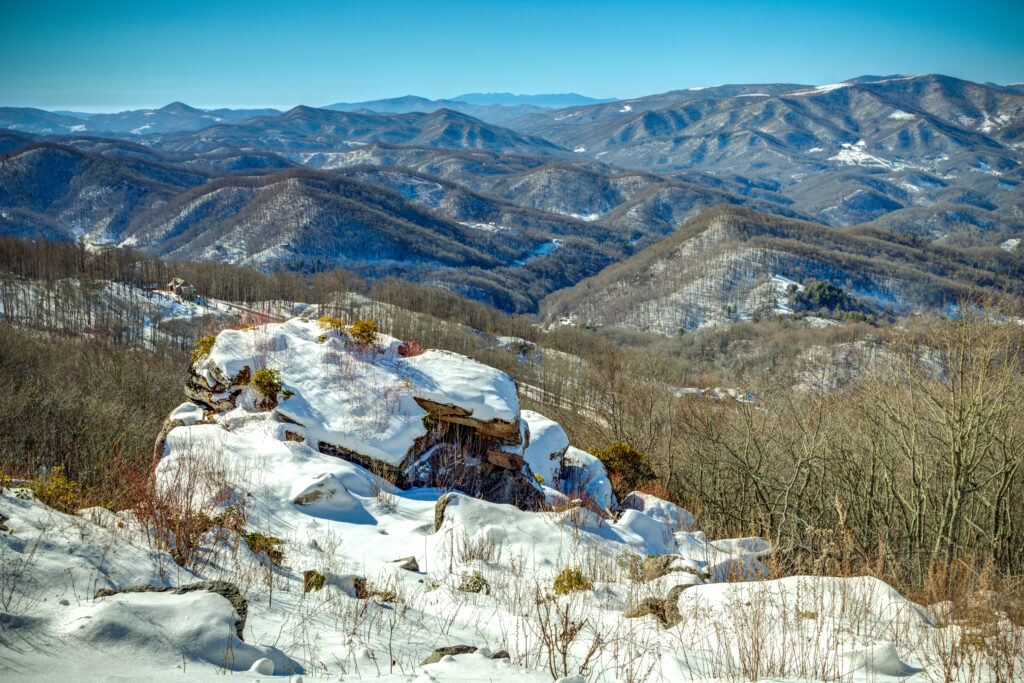 snowy mountainside